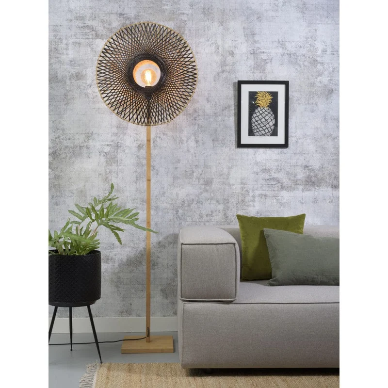 Lampadaire Salon Bambou