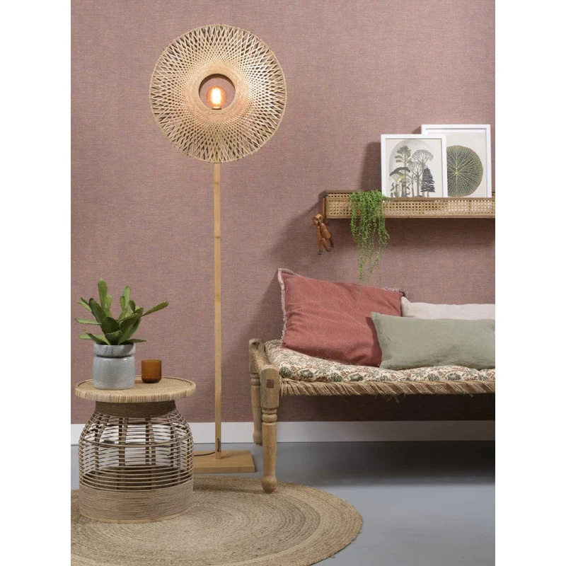 Lampadaire Salon Bambou