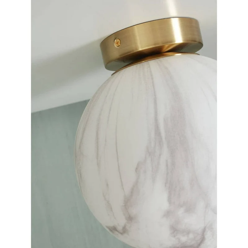Plafonnier Doré Boule