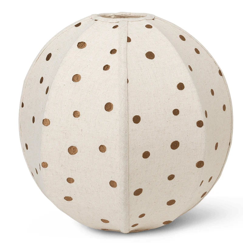 Ferm Living Dots Embroidered Textile Lampshade