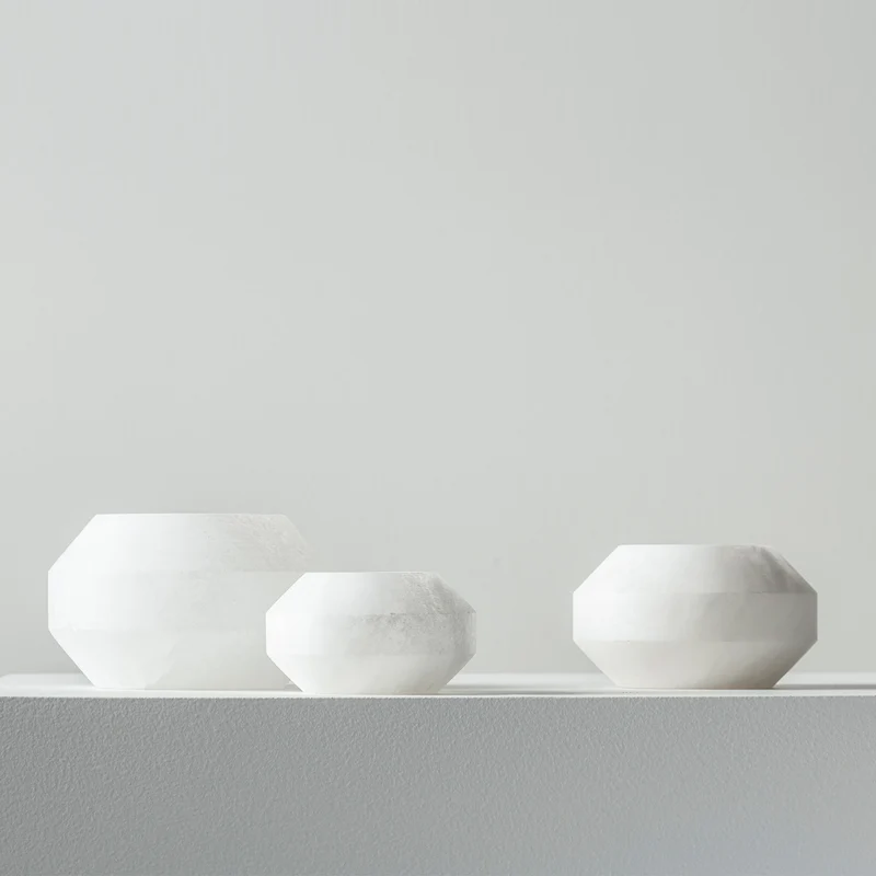 Serax Tealight Holder White Alabaster