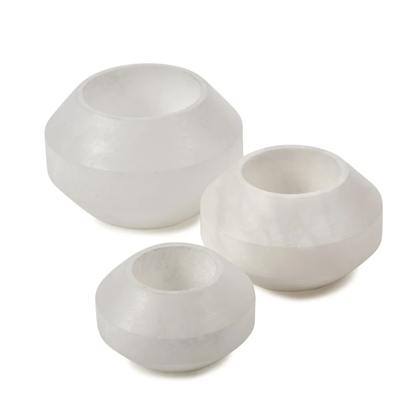 Serax Tealight Holder White Alabaster