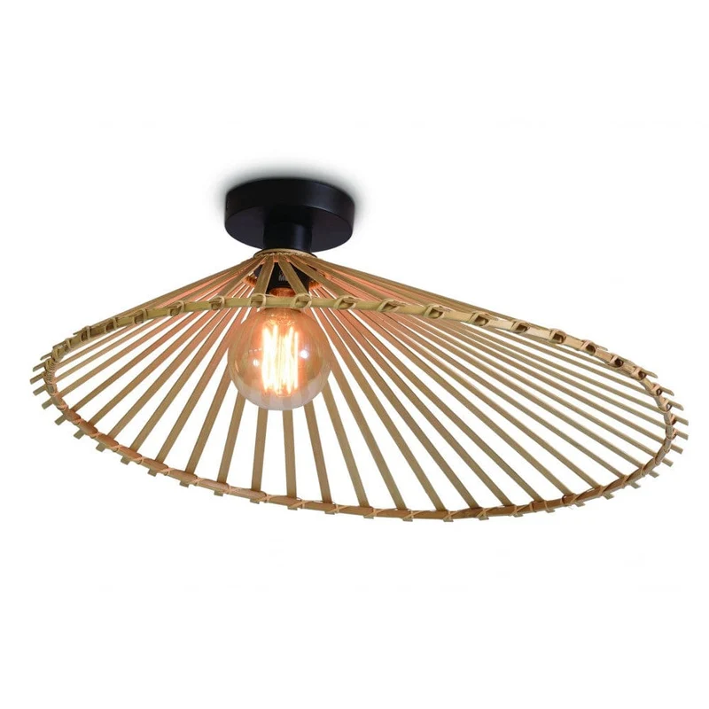 Plafonnier Bambou Rotin
