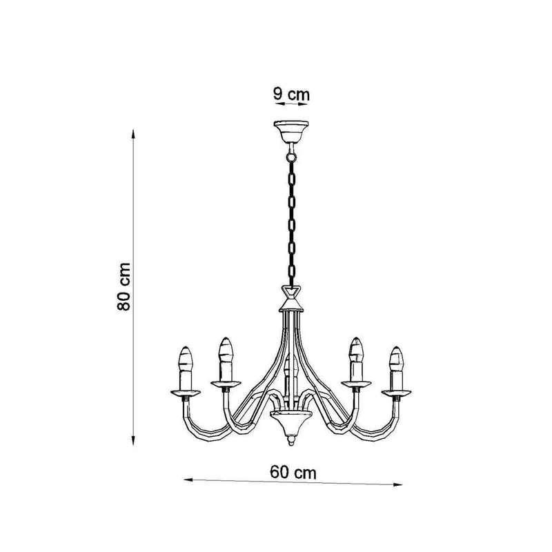 Luminaire Suspension Style Ancien