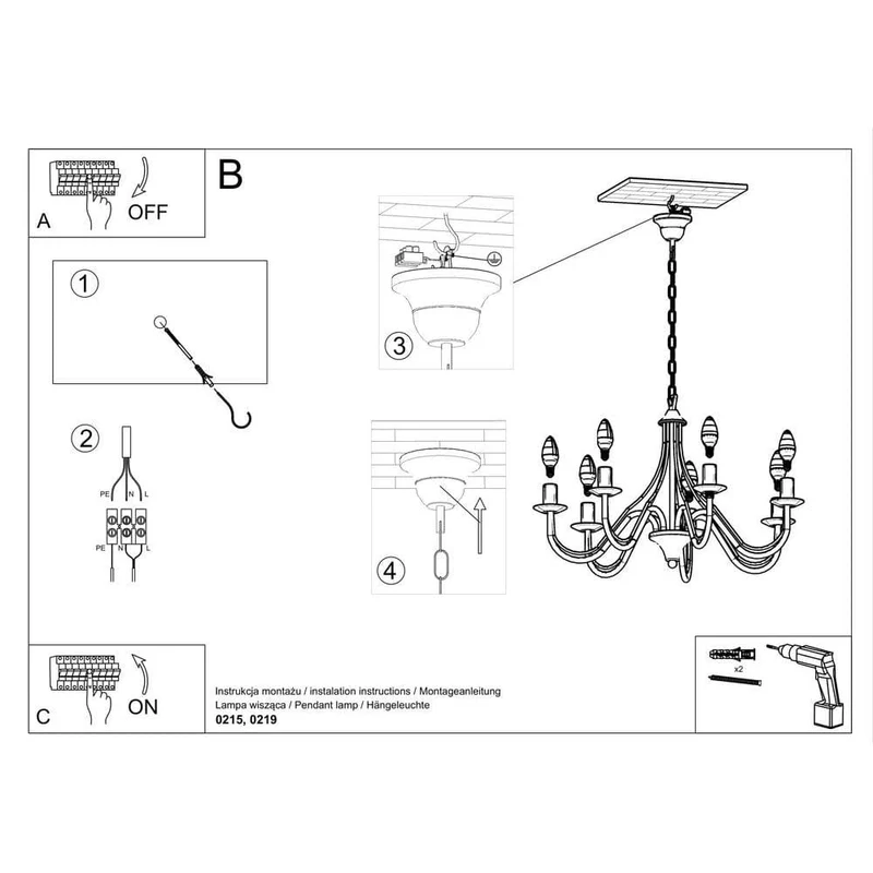 Lustre Retro Industriel