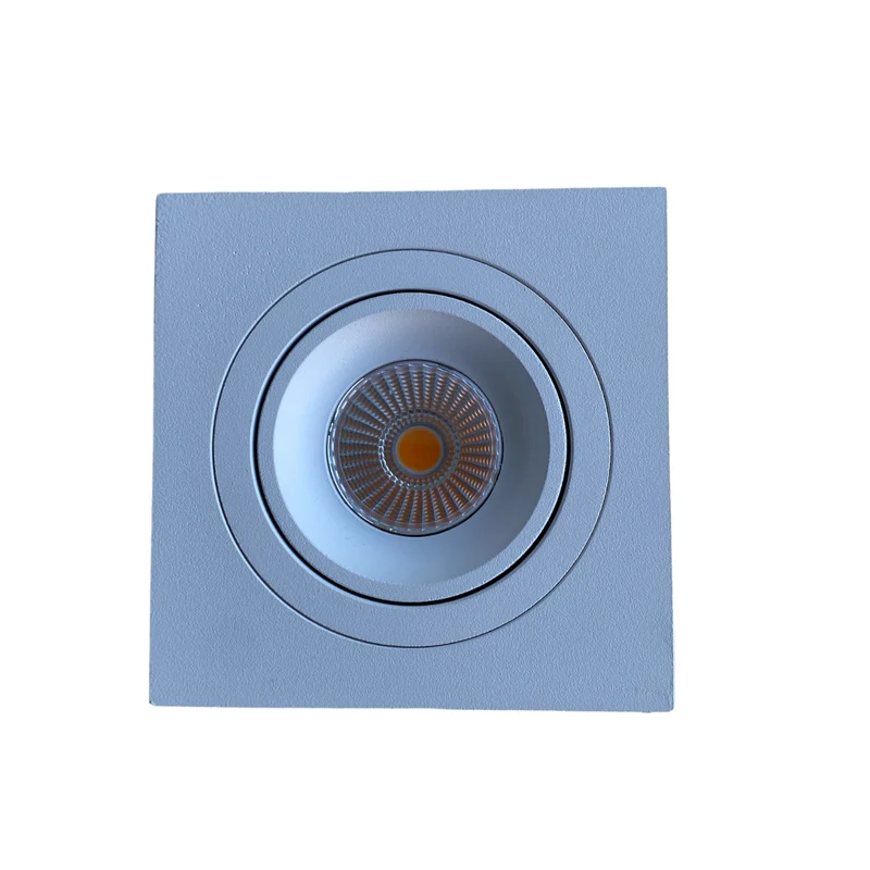 LampTwist Square Recessed Adjustable LED Spotlight
