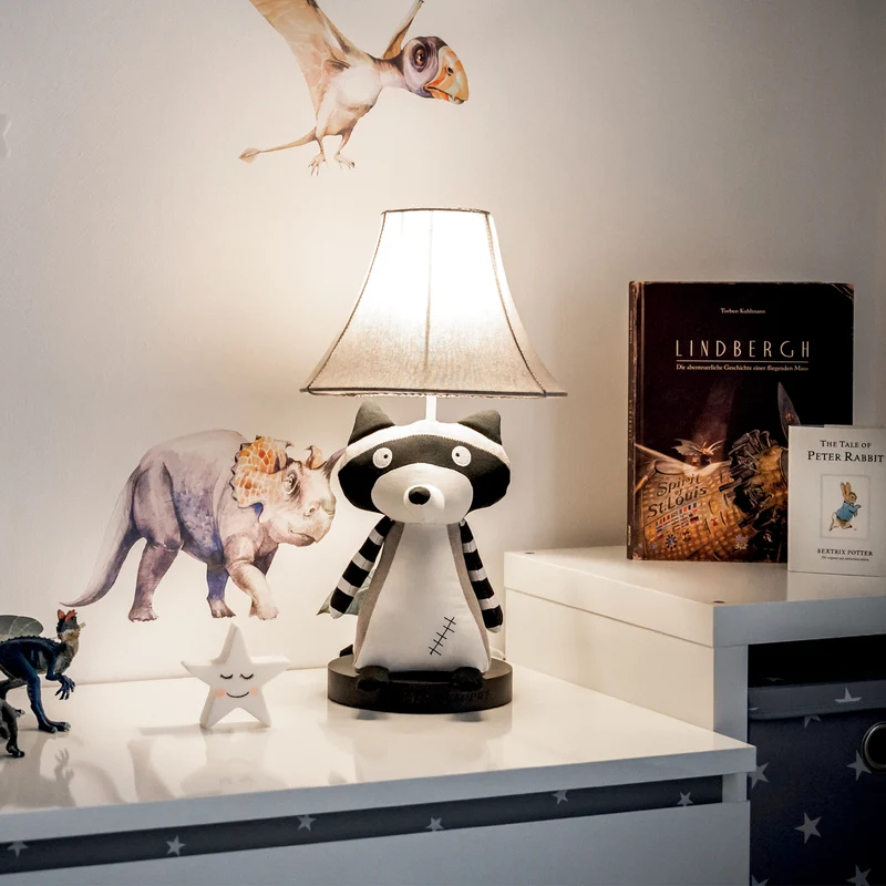 Happy Lamps Ben The Racoon Table Lamp