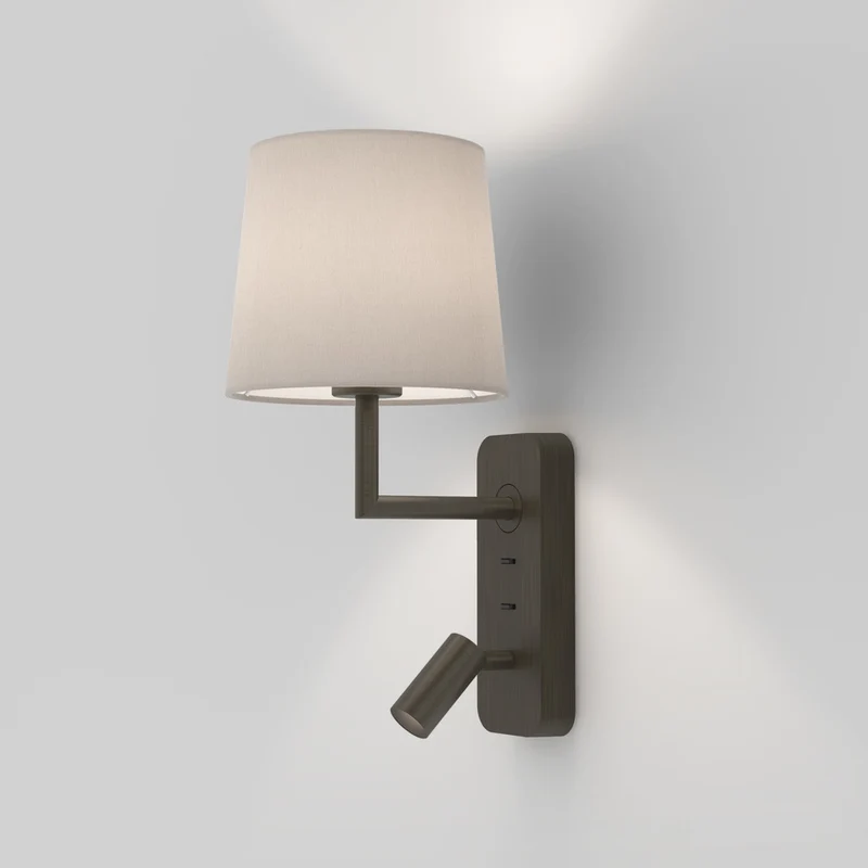 Astro Side by Side Bedside Wall Lamp