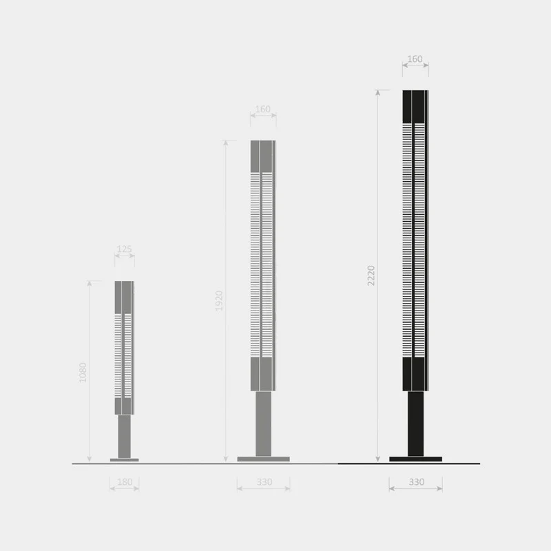 Serge Mouille Signal Column Lamp
