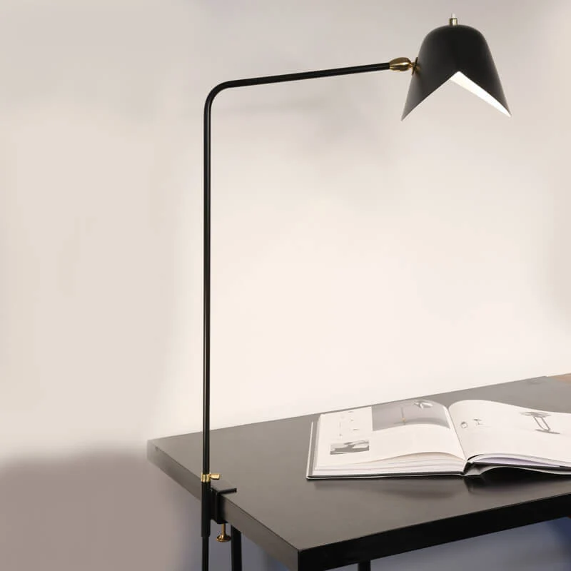 Serge Mouille Simple Agrafée Desk Lamp