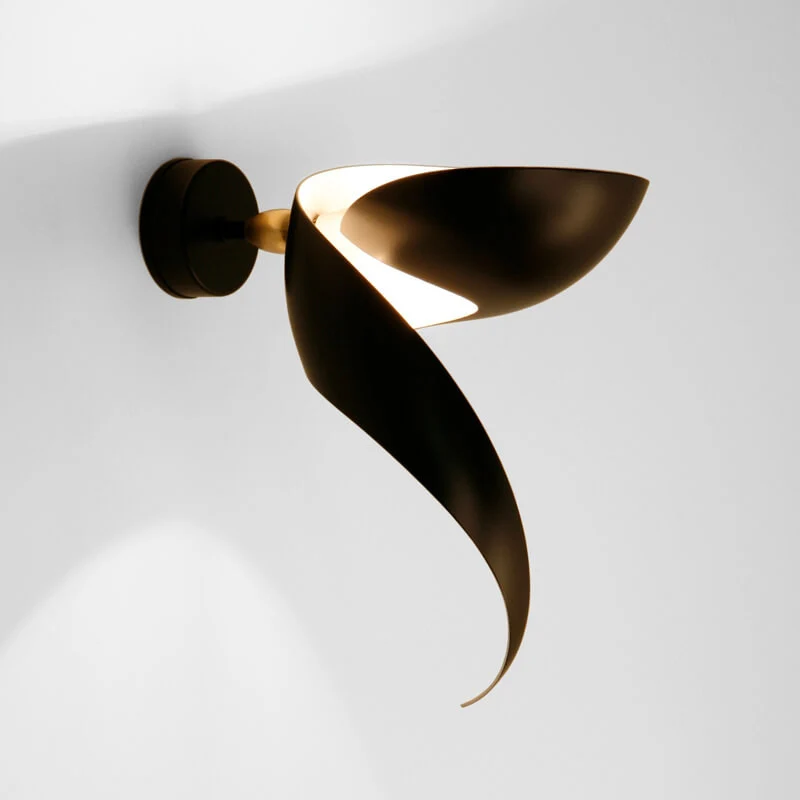 Serge Mouille Flame Sconce Lamp