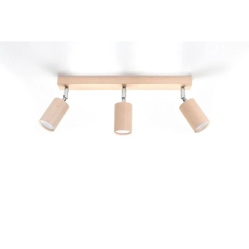 Plafonnier Industriel Bois