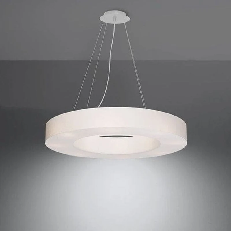 Lustre Blanc Rond