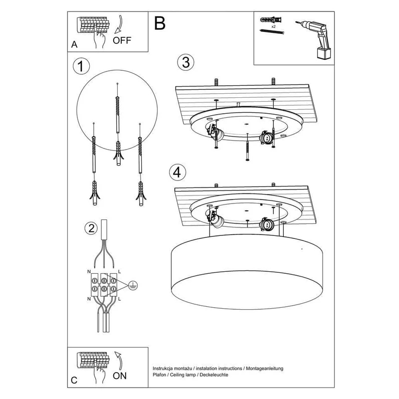 Luminaire A Led Plafonnier