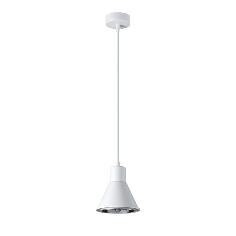 Suspension Douille Blanche