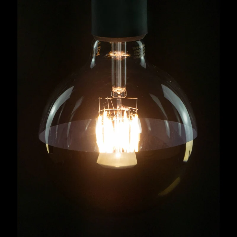 Segula Vintage LED Globe E27 G125 Mirror Head golden - 550lm 2700K - Dimmable
