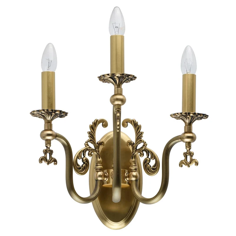 Applique Murale Ancienne Bronze