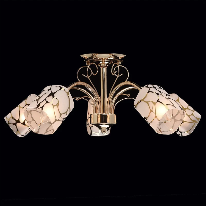 Plafonnier Doré Led