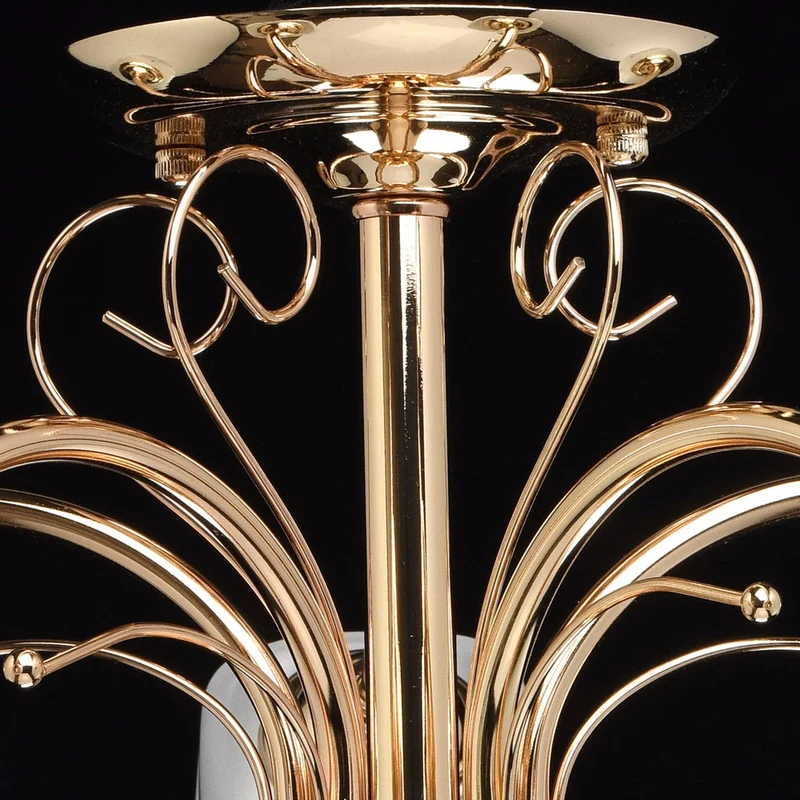 Plafonnier Doré Led