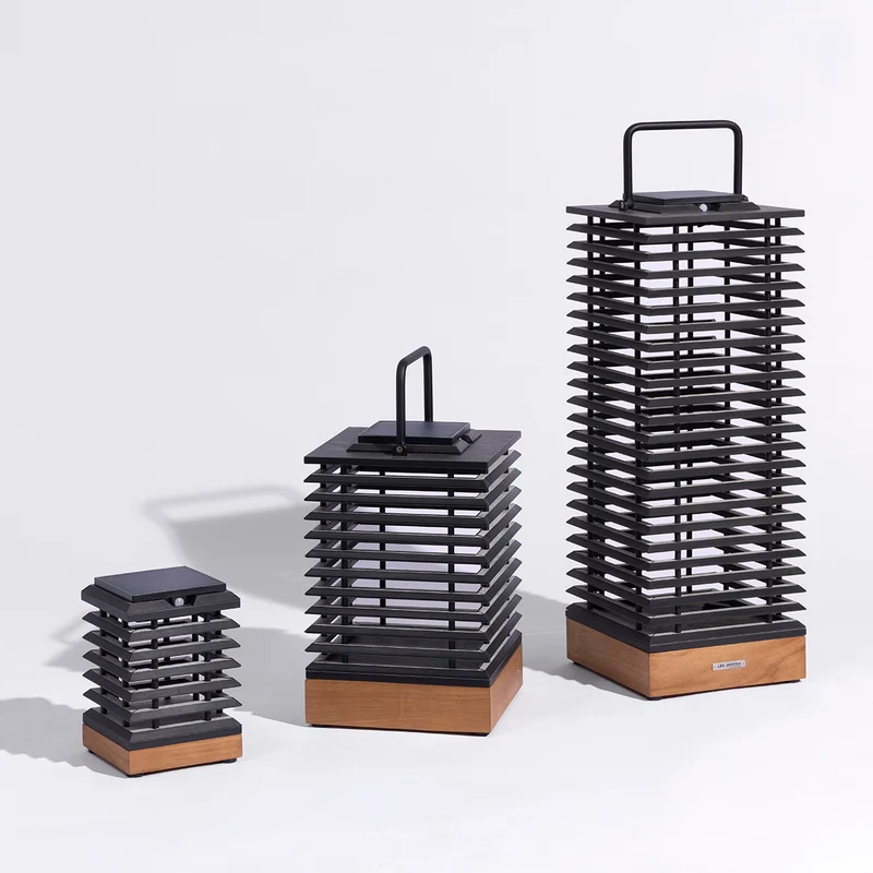 Les Jardins Tekura Solar Table Lamp