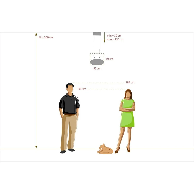 Suspension Cuisine Led