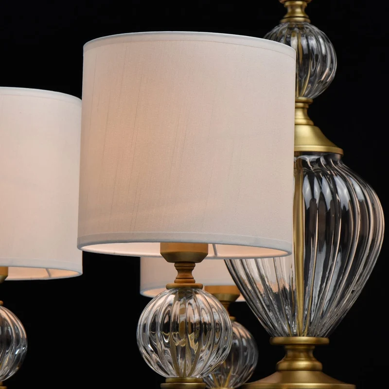 Vieux Lustre En Laiton