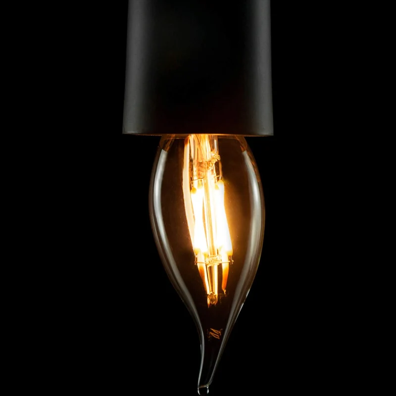 Segula Vintage LED Candle Flame E14 B35 Clear - 270lm 2700K - Dimmable