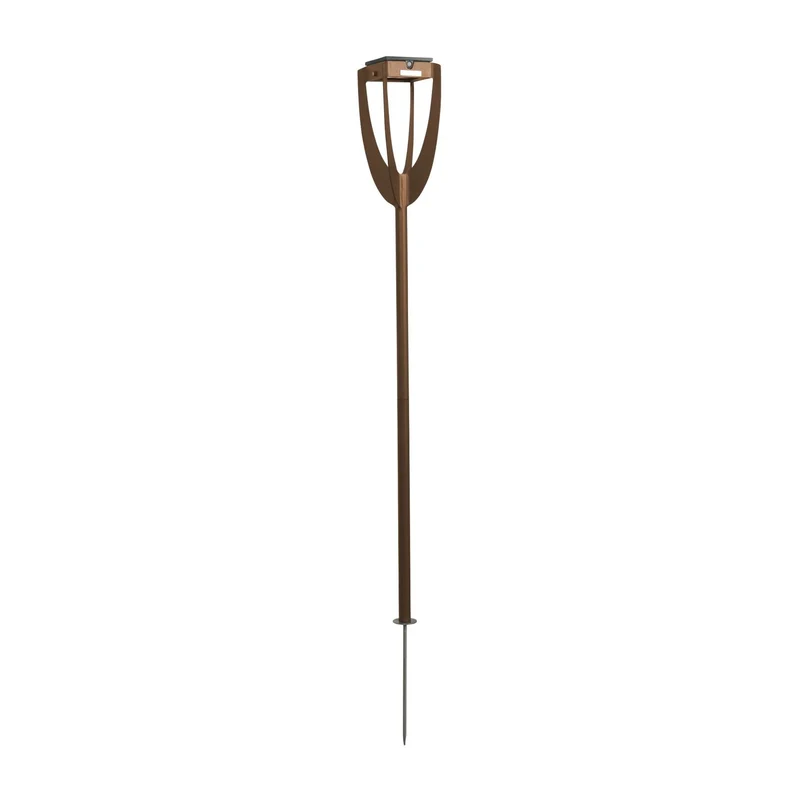 Les Jardins Tulip Adjustable Solar Torch to spike or to fix