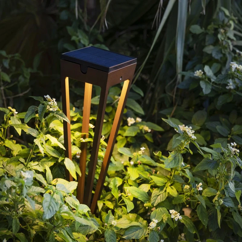 Les Jardins Tinka Solar Garden Torch with Spike