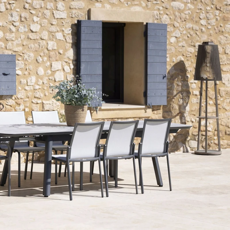 Les Jardins Tecka Solar Floor Lamp