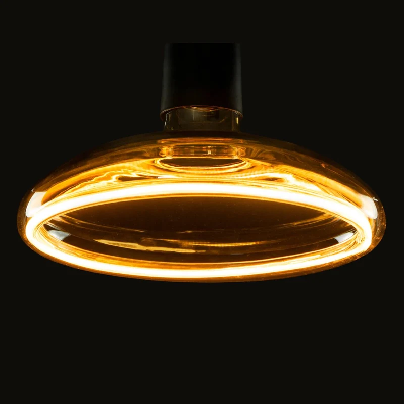 Segula Floating Reflector LED Globe E27 G200 Smokey-Grey - 300lm 1900K - Dimmable
