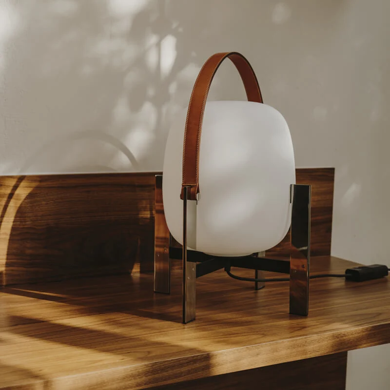 Santa & Cole Cesta Metálica Table Lamp