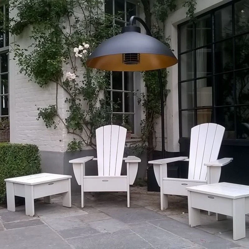 Heatsail Dome Patio Heater + Lamp - White Version