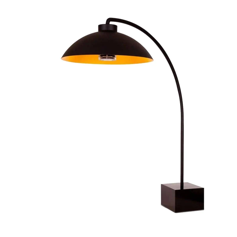 Heatsail Dome Patio Heater + Lamp - Black Version
