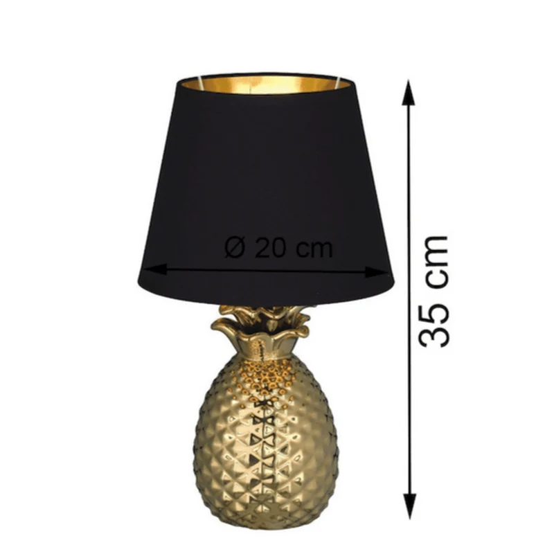 Lampe Ceramique Ananas