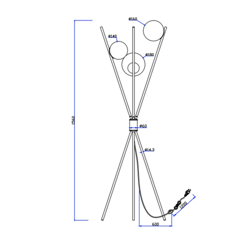 Lampadaire Design Original