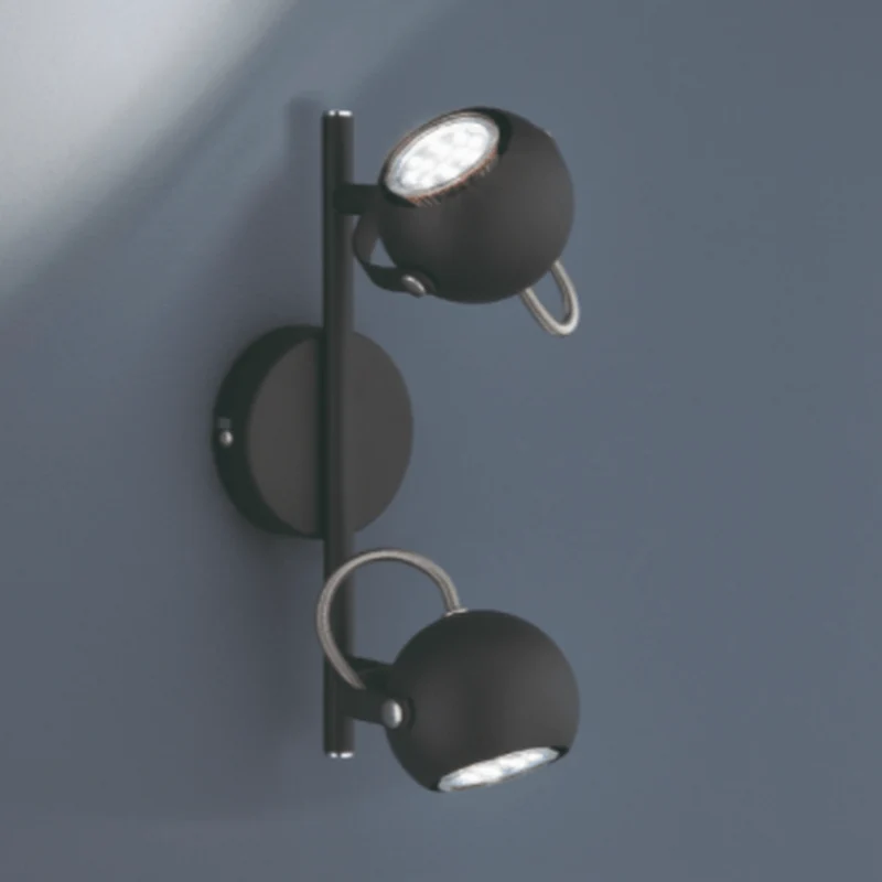 Applique Murale Style Industriel Noire