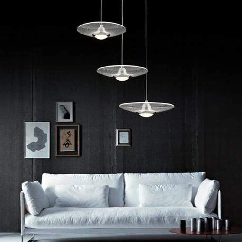 Suspension Chromé Led