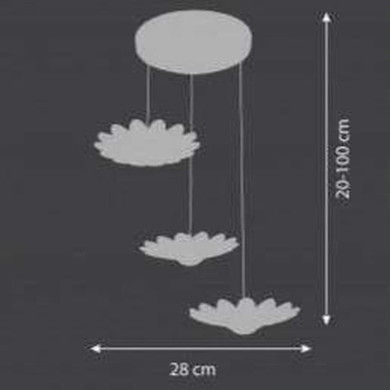 Suspension 3 Anneaux Led