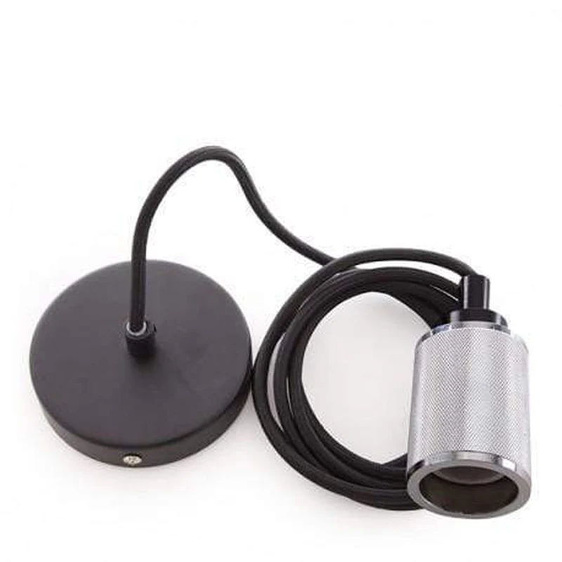 Suspension Douille Noire
