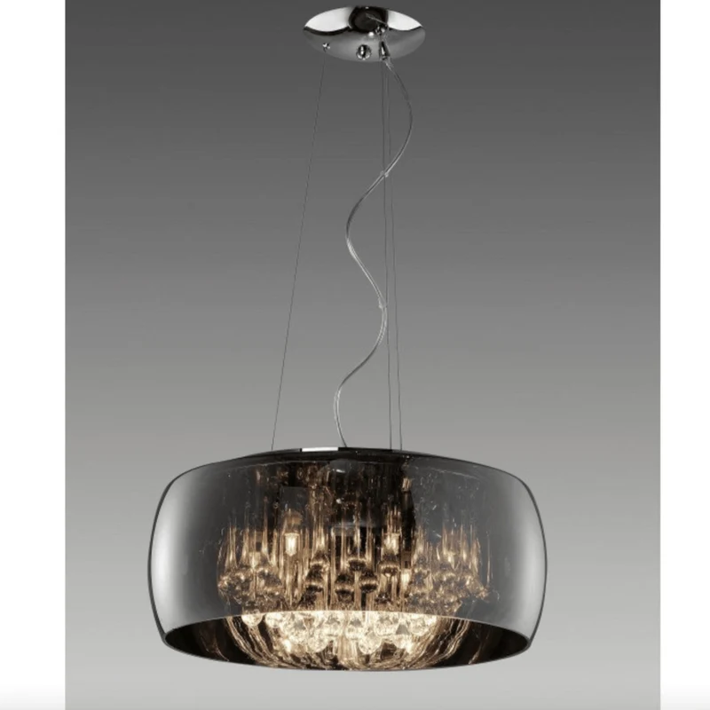Suspension Style Industriel Noir