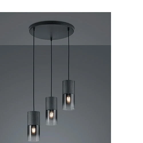 Luminaire Suspension Verre Acier