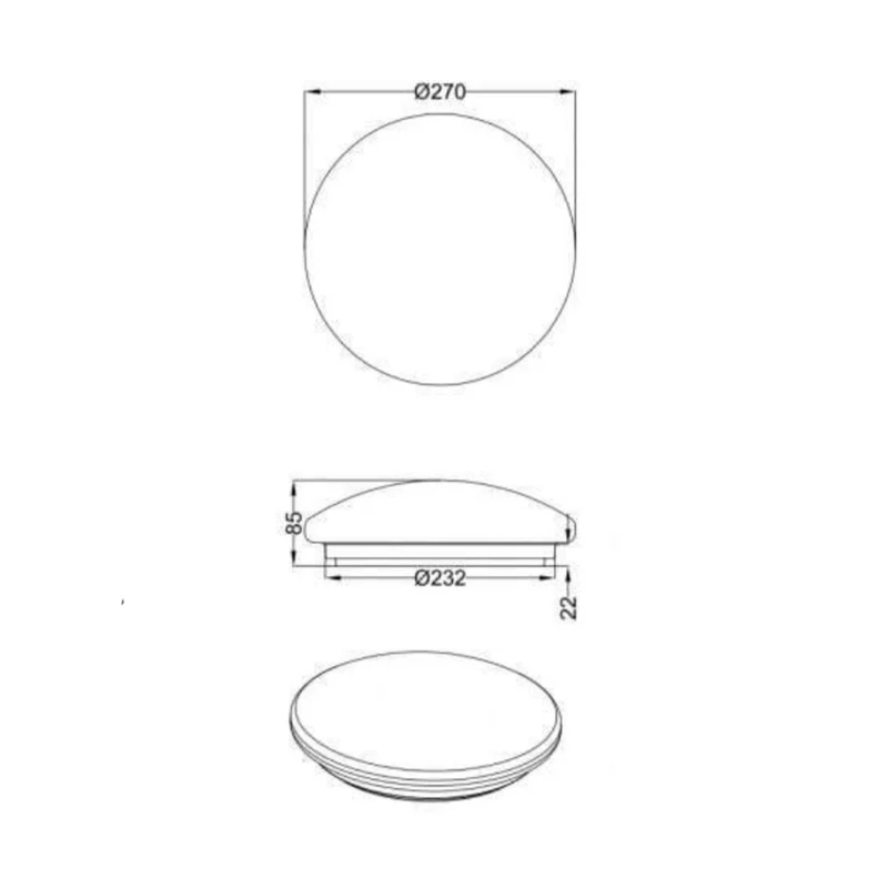 Plafonnier Rond A Led