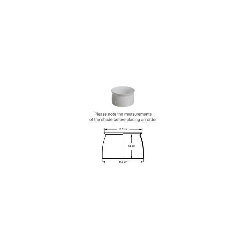 Louis Poulsen PH 3½-3 LOWER SHADE Glass - Spare Part
