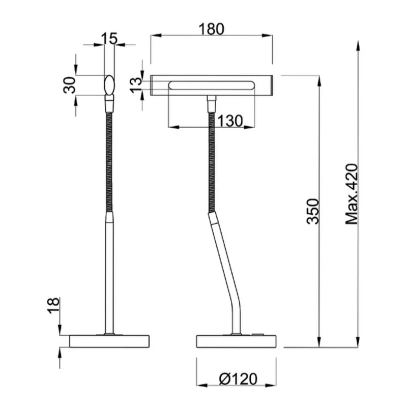 Lampe Design Acier