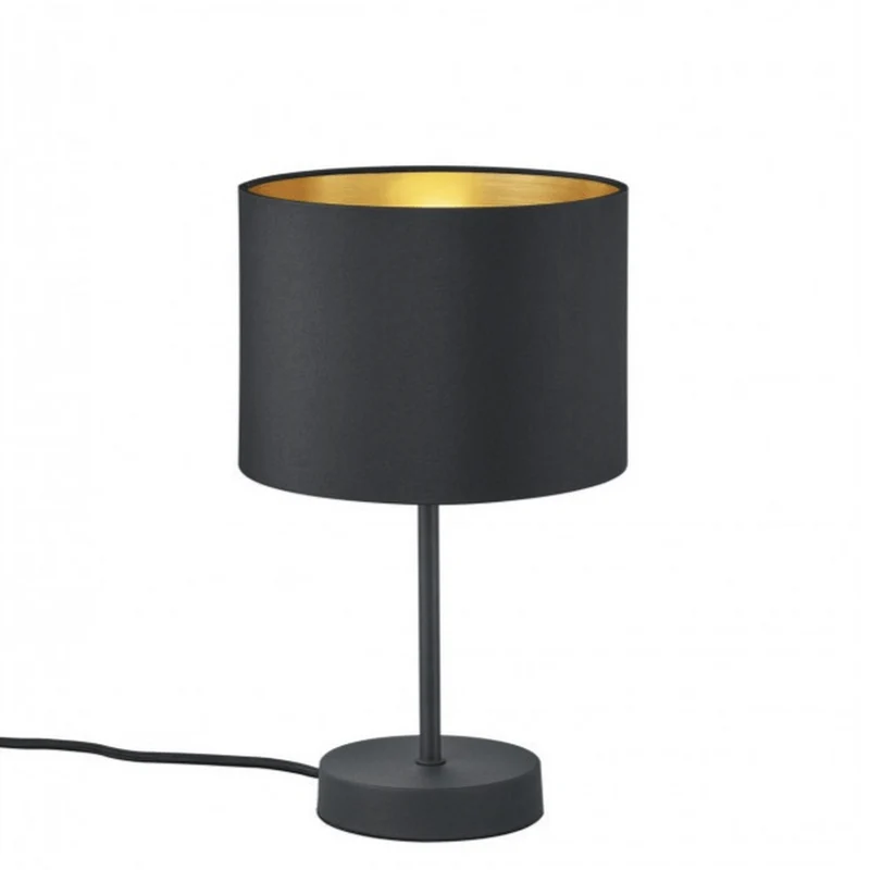 Lampe De Chevet Noir Et Doré