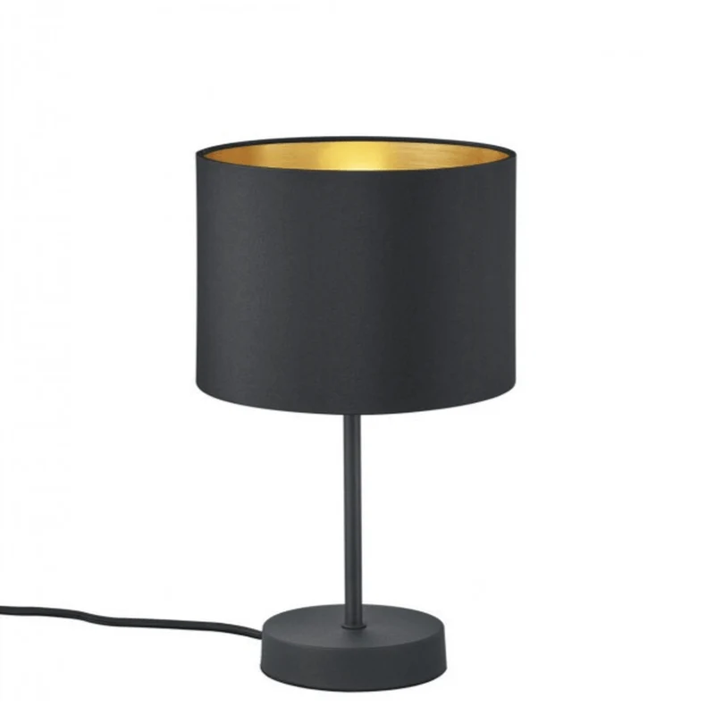 Lampe De Chevet Noir Et Doré