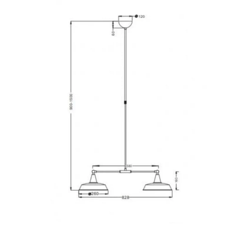 Suspension Effet Rouille
