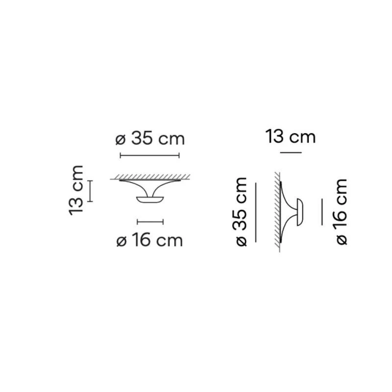 Vibia Funnel 2013 Wall-Ceiling Lamp
