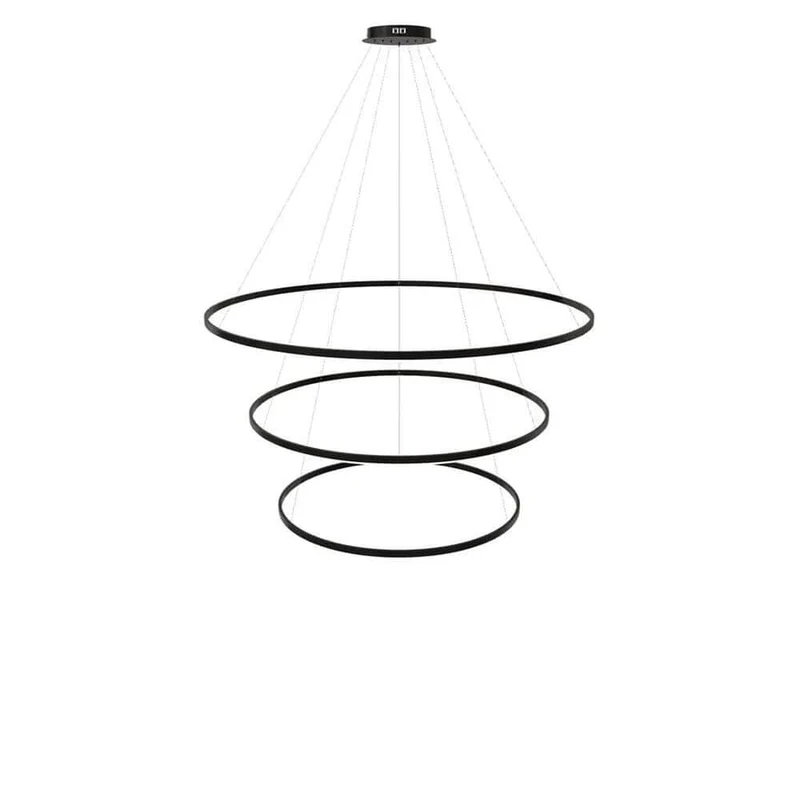 Grande Suspension Metal Noir